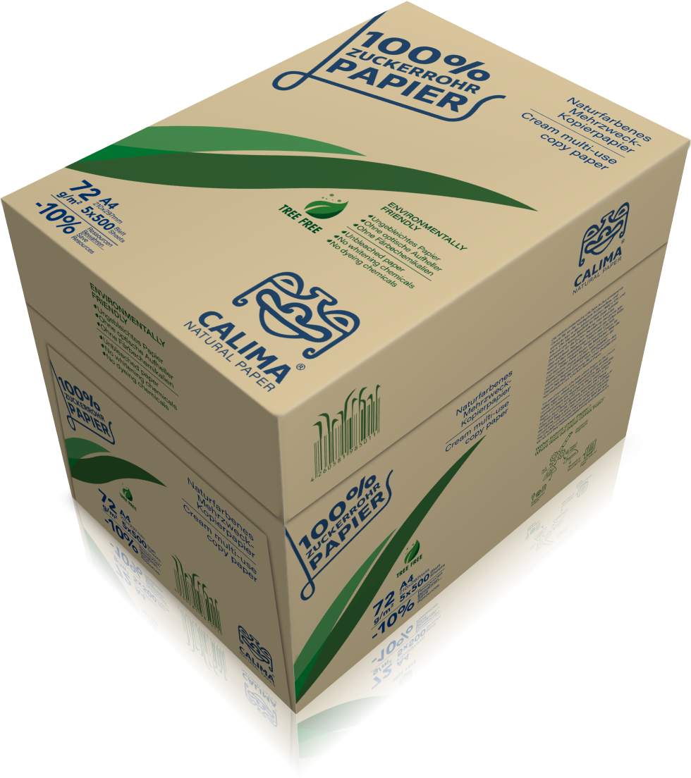 Kopierpapier A4 – naturfarbenes Bagassepapier 2.500 Blatt